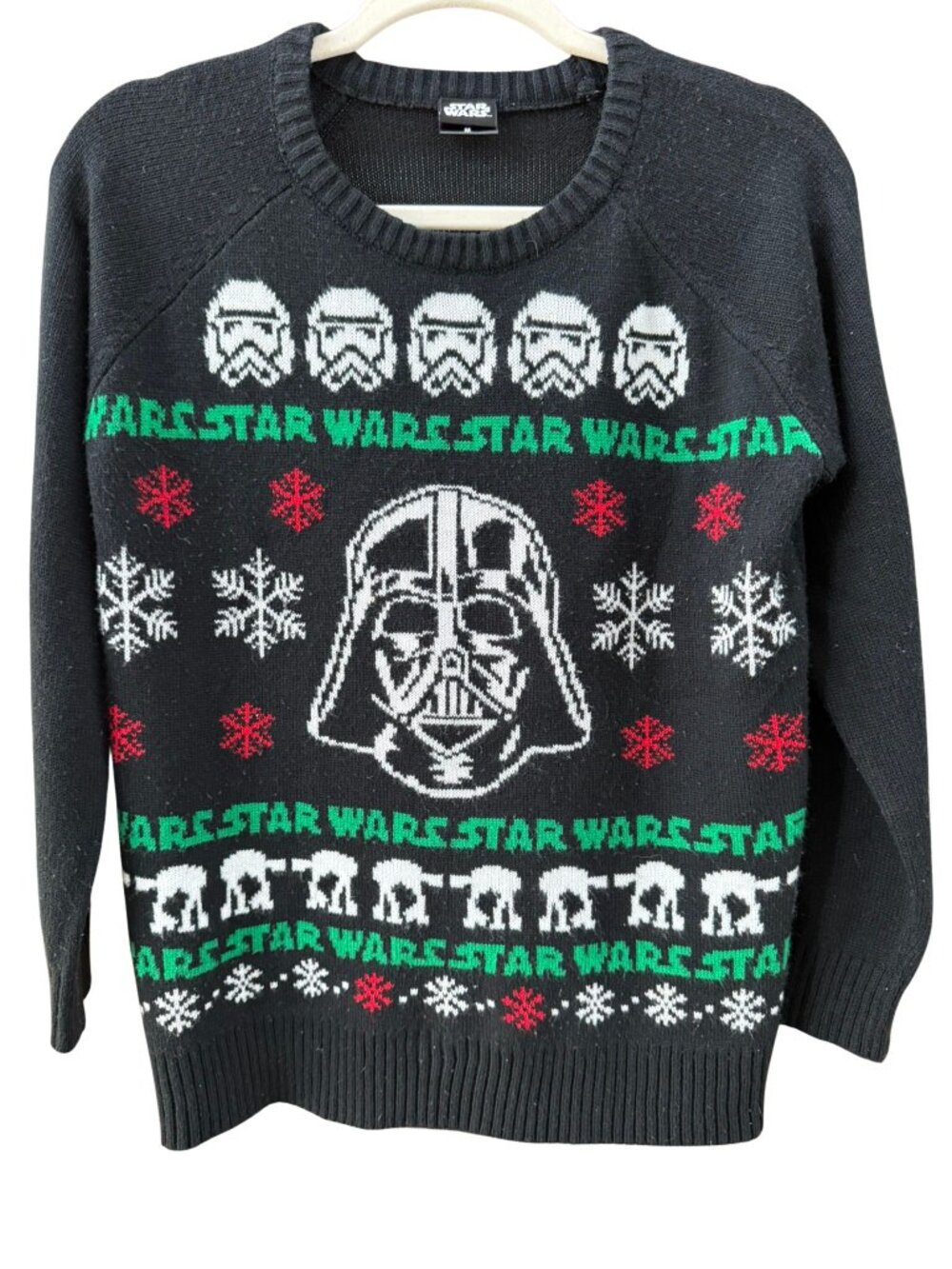 Star Wars Darth Vader Stormtrooper Ugly Christmas Sweater M